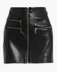 Alice + Olivia Alice Olivia - Kendale faux leather mini skirt - Black Black