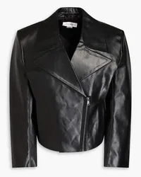 Victoria Beckham Leather biker jacket - Black Black