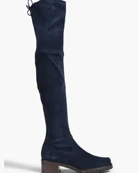 Stuart Weitzman Vanland suede thigh boots - Blue Blue