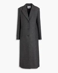 Claudie Pierlot Herringbone tweed coat - Black Black