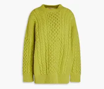 Ina cable-knit wool sweater - Green