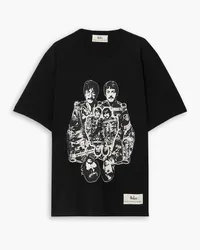 Stella McCartney The Beatles Get Back Oversized printed cotton-jersey T-shirt - Black Black