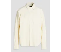 Gus cotton-corduroy shirt - White