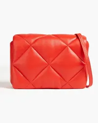 STAND Brynn quilted leather cross-body bag - Red Red