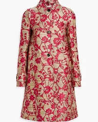 Valentino Garavani Metallic brocade coat - Pink Pink