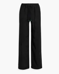 Alexander Wang Satin-jacquard straight-leg pants - Black Black