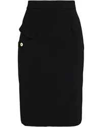 Moschino Button-embellished cady skirt - Black Black