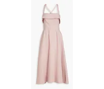 Carmellia linen midi dress - Pink