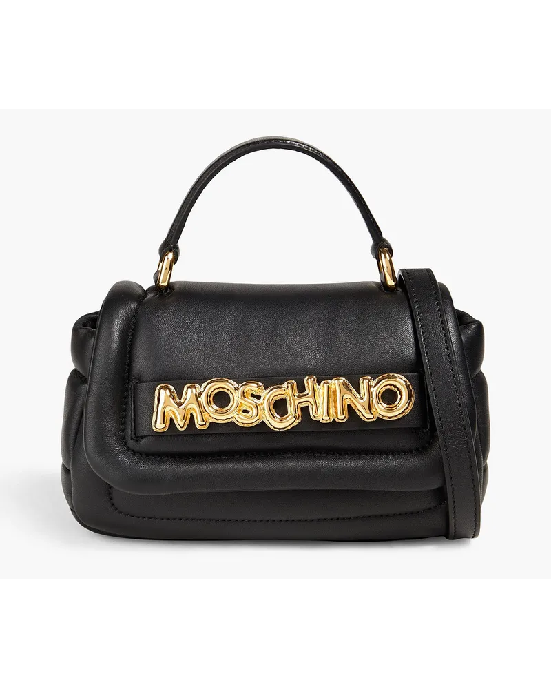 Moschino Leather tote - Black Black