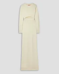 Altuzarra Mimani cutout cashmere maxi dress - White White