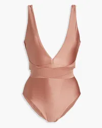 Zimmermann Tie-back swimsuit - Pink Pink