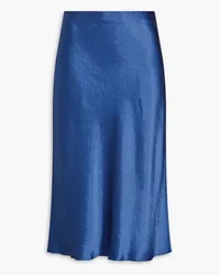 Vince Crinkled satin skirt - Blue Blue