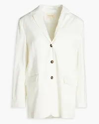 Loulou Studio Sund satin blazer - White White