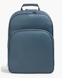 Serapian Evolution pebbled-leather backpack - Blue - OneSize Blue