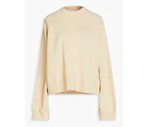 Astrid cotton-fleece sweatshirt - Neutral