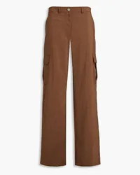 Theory Crepe cargo pants - Brown Brown