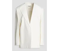 Jil Sander Crepe blazer - White White