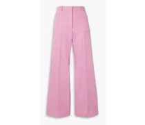 Alina twill wide-leg pants - Pink