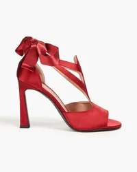 Alberta Ferretti Satin sandals - Red Red