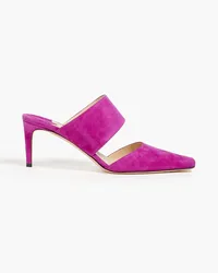 Jimmy Choo Hawke 65 suede mules - Purple Purple