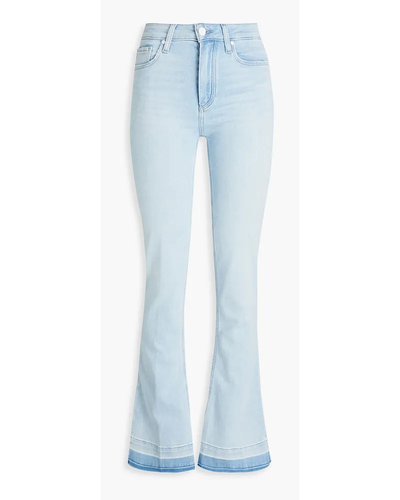 Paige Laurel high-rise flared jeans - Blue Blue