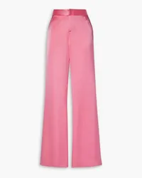 Alice + Olivia Alice Olivia - Deanna hammered-satin pants - Pink Pink