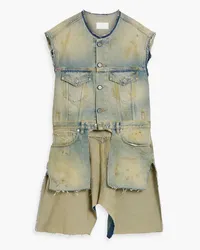 Maison Margiela Distressed denim vest - Blue Blue