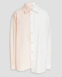 Marni Two-tone cotton-poplin shirt - White White