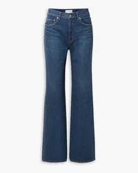 Tu Es Mon Trésor The Lapis Lazuli organic high-rise straight-leg jeans - Blue Blue