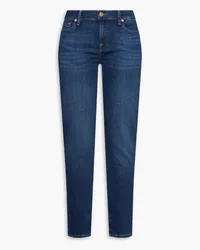 7 for all mankind Bair Duchess low-rise skinny jeans - Blue Blue