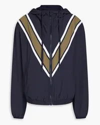 The Upside Lila striped shell track jacket - Blue Blue