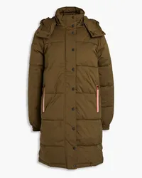 Paul Smith Quilted shell hooded coat - Green Green