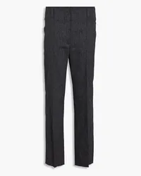 Brunello Cucinelli Cotton-blend slim-leg pants - Gray Gray