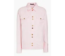 Striped cotton-poplin shirt - Pink
