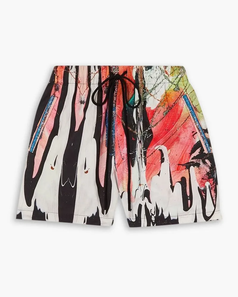Christopher Kane Printed cotton shorts - Multicolor Multicolor