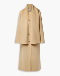 TOVE Mio layered wool-blend felt coat - Neutral Neutral