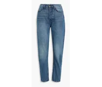 Rachel high-rise tapered jeans - Blue