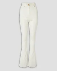 Balmain High-rise bootcut jeans - White White