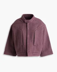 Rick Owens Oversized wool-felt jacket - Purple Purple