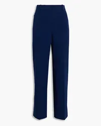 Joseph Cropped cotton-blend twill straight-leg pants - Blue Blue