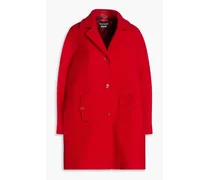 Wool-blend coat - Red