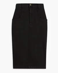 Frame Denim Denim pencil skirt - Black Black