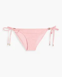 Melissa Odabash Cancun ribbed low-rise bikini briefs - Pink Pink