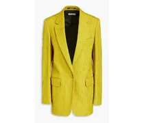 Cloqué blazer - Yellow