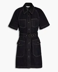 LVIR Belted denim shirt dress - Blue Blue