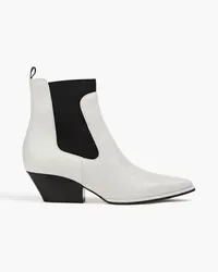 Sergio Rossi Leather ankle boots - Gray Gray