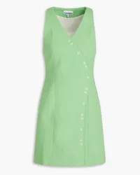 Ganni Cotton mini dress - Green Green