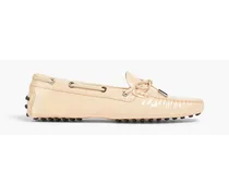 TOD'S Heaven Laccetto patent-leather loafers - Pink Pink