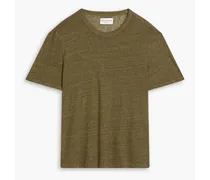 Linen-jersey T-shirt - Green