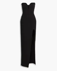 NICHOLAS Tena strapless cady gown - Black Black